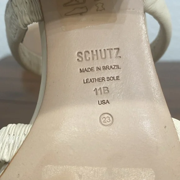 Schutz Olly Block Heel Sandals Size 11 - Picture 10 of 10